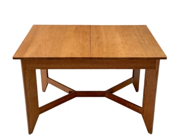 Hendrik Wouda Art Deco Modernist Extending Dining Room Table for Pander, 1924